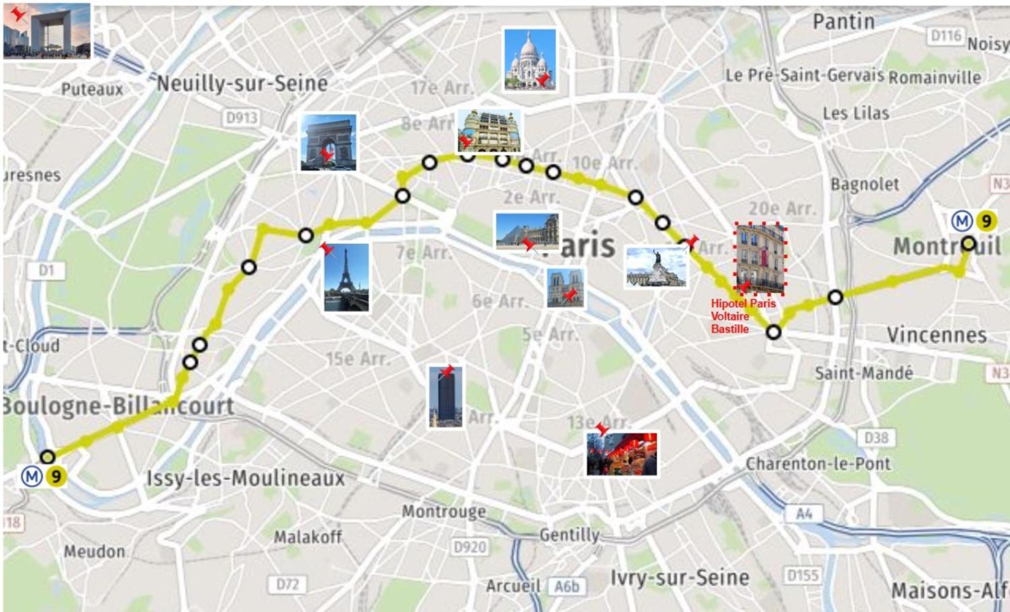 Hipotel Paris Voltaire Bastille Kültér fotó